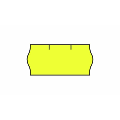 Self-adhesive labels for price guns, 26x12 mm, Contact signal colour